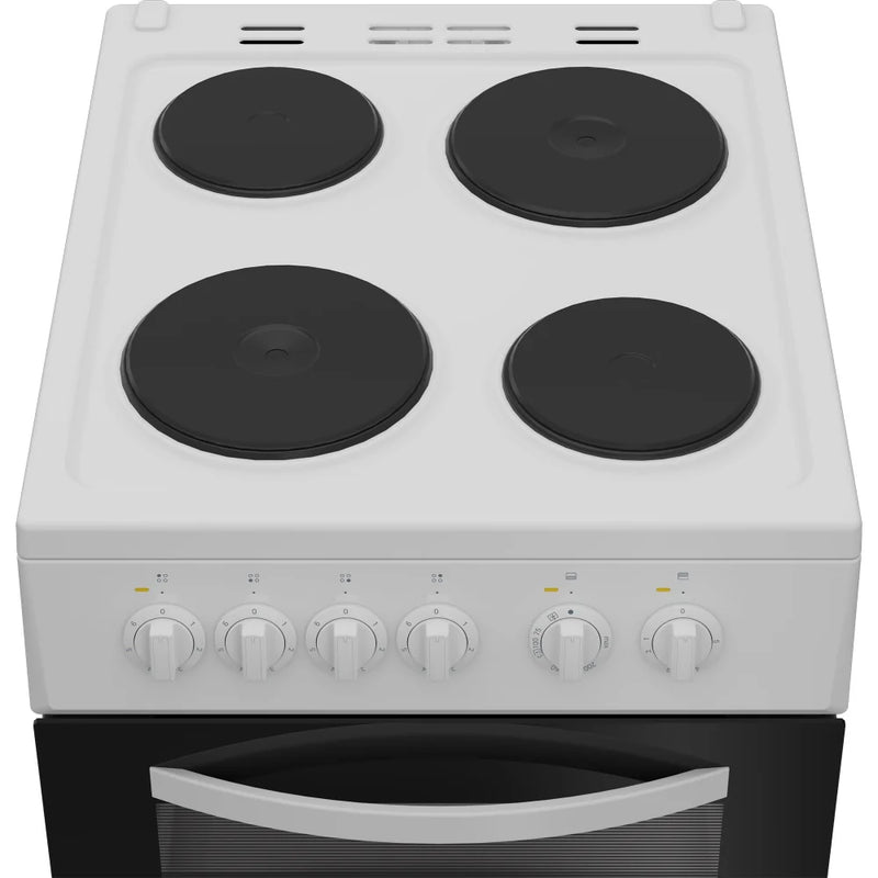Indesit ITE5EMW 50cm solid plate electric cooker - white*contact store for price*