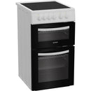 Indesit ITE5VMW 50cm ceramic electric cooker - white