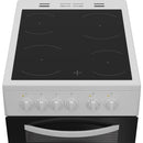 Indesit ITE5VMW 50cm ceramic electric cooker - white