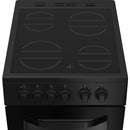 Hotpoint HTE5VCB 50cm Double Oven Electric Cooker With Ceramic Hob - Black*contact store for price*