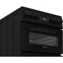 Hotpoint HDE5VDCB 50cm Electric Ceramic Cooker - Black