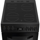 Hotpoint HDE5VDCB 50cm Electric Ceramic Cooker - Black