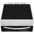 Indesit ITE6VMW 60cm Twin cavity ceramic cooker - White