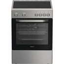 Hotpoint H6V5KMX/UK 60cm Electric Ceramic Cooker - Stainless Steel