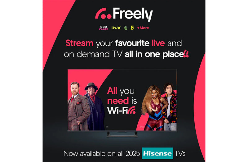 HISENSE 65A6QTUK 65" LED 4K HDR Smart TV with Freely*contact store for price*