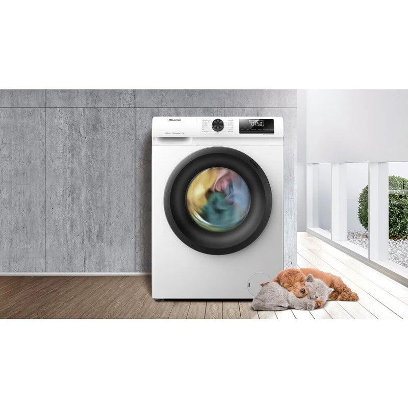 Hisense WFQP7012EVM 7kg 1200rpm Washing Machine [2-year parts & labour guarantee]