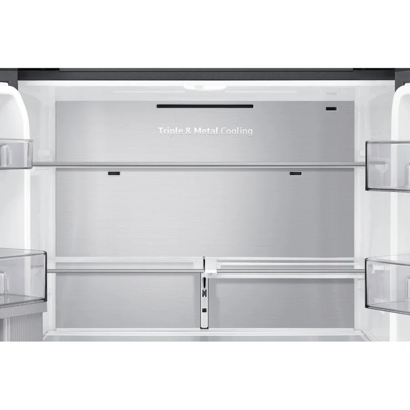 Samsung Family Hub RF65A977FB1 Plumbed Multi-Door American Fridge Freezer, Black [5 YEAR GUARANTEE]