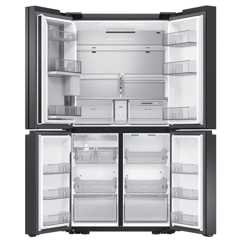 Samsung Series 9 RF65A967FB1 Four-Door Fridge Freezer With Internal Plumbed Ice & Water - Black [Free 5 Year Warranty]