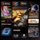 Hisense 85U7QTUK Mini LED QLED 4K UHD HDR TV