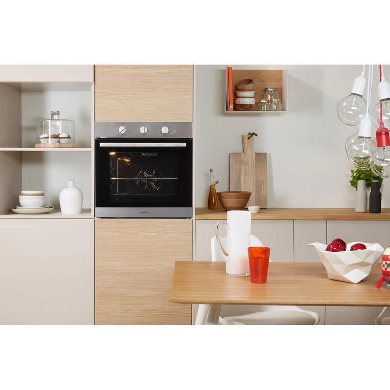 Indesit IFW6330IX - Electric Single Built-in Oven - Steel