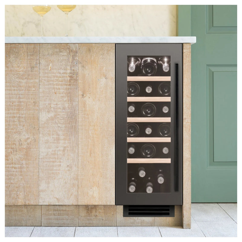 Caple WI3125GM 30cm Undercounter Single Zone Gun Metal Wine Cooler*contact store for price*