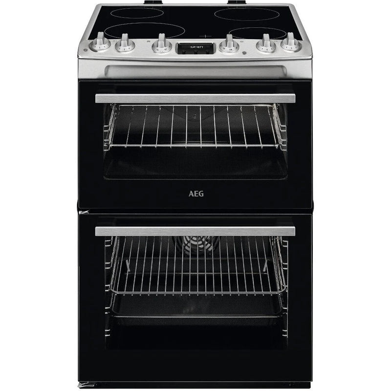 AEG CCX6540ACM 5000 Series SurroundCook 60cm Electric Cooker with Ceramic Hob - Stainless Steel*contact store for price*