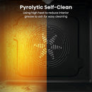 Hisense BAS6PH8BUKWF Hi8 Blackline Built-In Smart Steam Electric Single Oven - Black