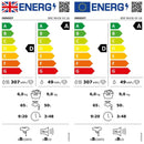 Indesit BDE96436KV 9kg/6kg 1400rpm Washer Dryer - Black