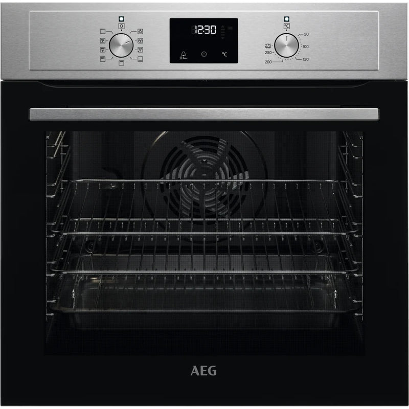 AEG BEX335011M 6000 SurroundCook Built-in Single Oven - Stainless Steel