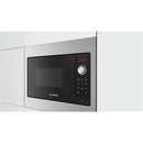Bosch BFL523MS3B 50cm wide Series 2 800W 20L Built-In Microwave - Black With Steel Trim*contact store for price*