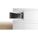 Bosch BFL523MS3B 50cm wide Series 2 800W 20L Built-In Microwave - Black With Steel Trim*contact store for price*