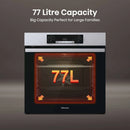 Hisense BI64211PX built-in Pyrolytic cleaning single oven - Stainless steel
