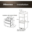 Hisense BID914221ADBG Hi6 Built-in double oven - Black