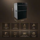 Hisense BID914221ADBG Hi6 Built-in double oven - Black