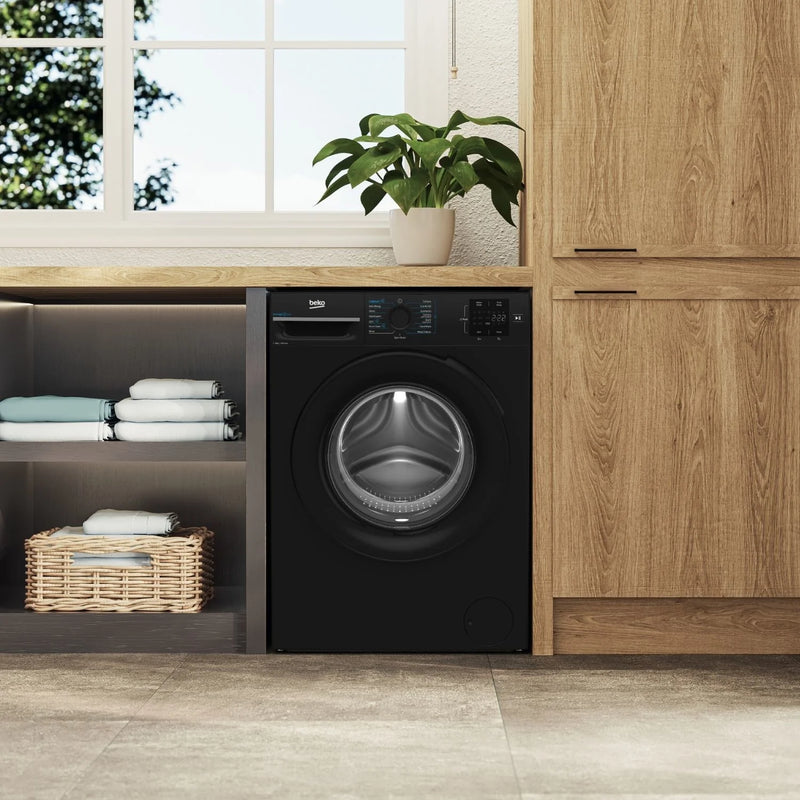 Beko BM3WT3941B 9kg EnergySpin 1400rpm Washing Machine - Black