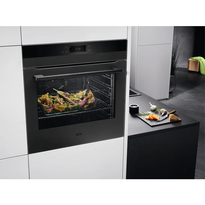 AEG BPK748380T AssistedCooking Pyrolytic single oven - Matte Black