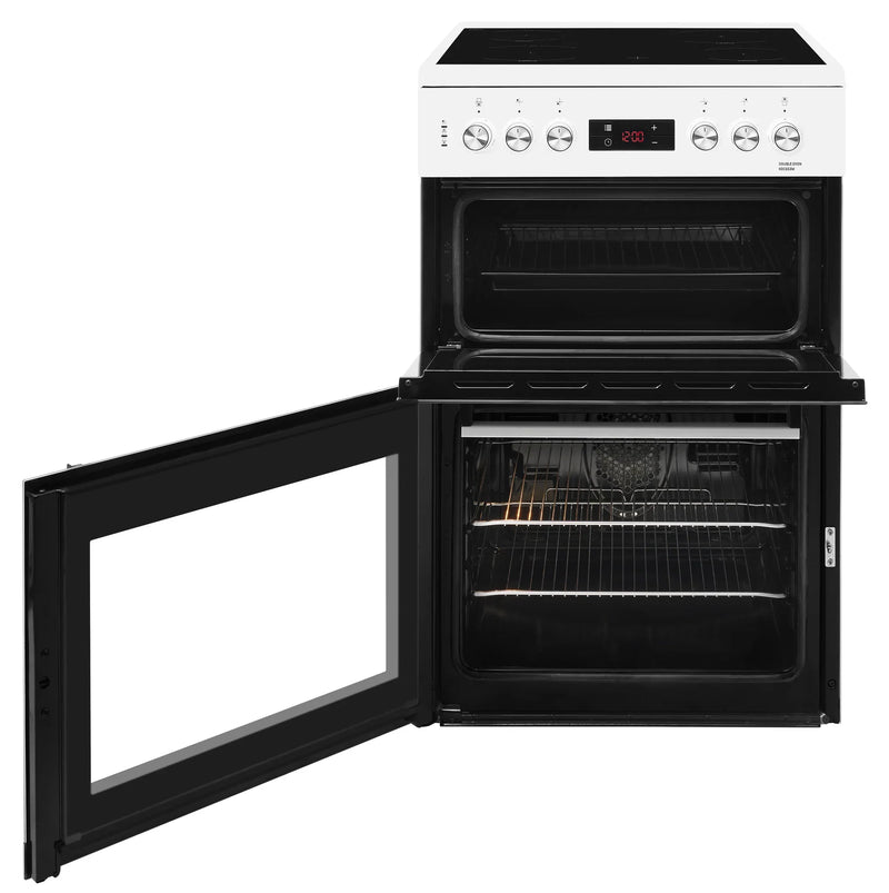 Beko KDC653W 60cm Double Oven Ceramic Hob - White*contact store for price*