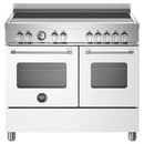 Bertazzoni MAS105I2EBIC 100cm Twin Oven Induction Range Cooker - Matte White*contact store for price*