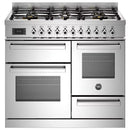 Bertazzoni PRO106L3EXT Professional Series XG 100cm Dual fuel range cooker - Stainless steel