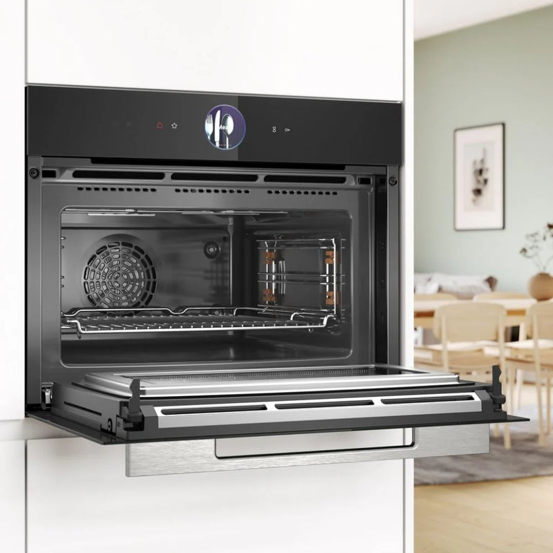 Bosch Series 8 CMG7761B1B Built-in Compact Microwave Oven with Pyrolytic cleaning - Black*contact store for price*