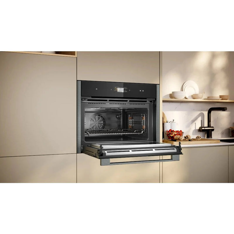 Neff N90 C24MS71G0B Built-in Pyro clean Compact Oven & Microwave - Graphite Grey*contact store for price*
