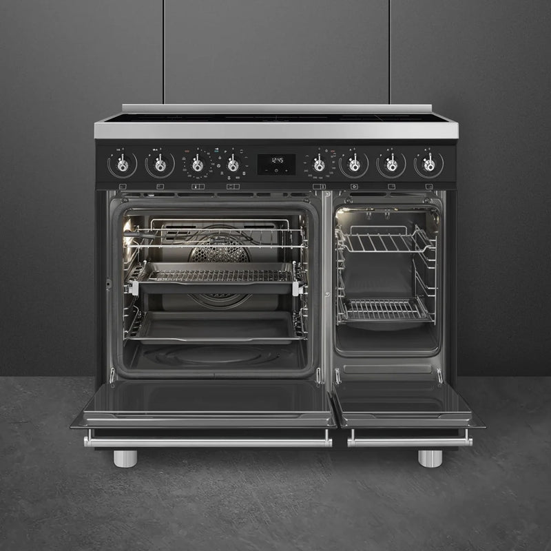 Smeg C92IPMB2 90cm Induction Range Cooker - Matte Black*contact store for price*