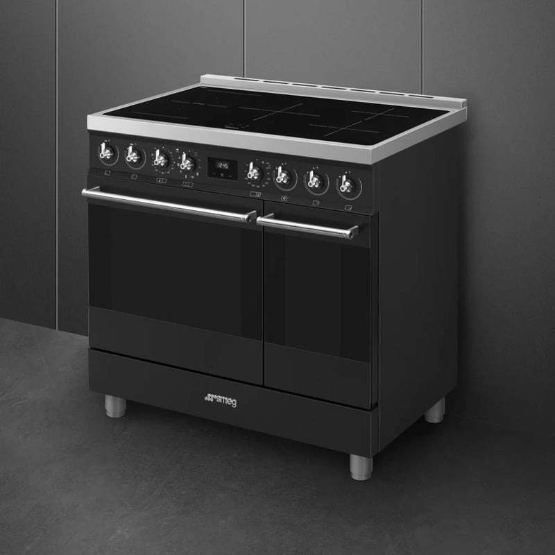 Smeg C92IPMB2 90cm Induction Range Cooker - Matte Black*contact store for price*