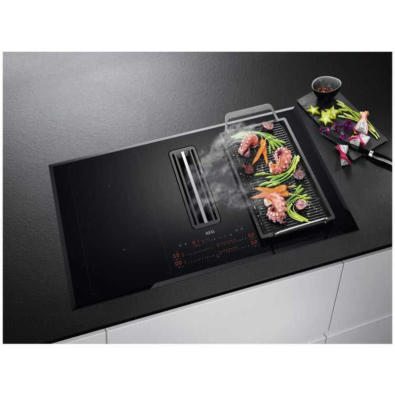 AEG CCE84751FB 8000 80cm Recirculating Induction Extractor Hob*contact store for price*