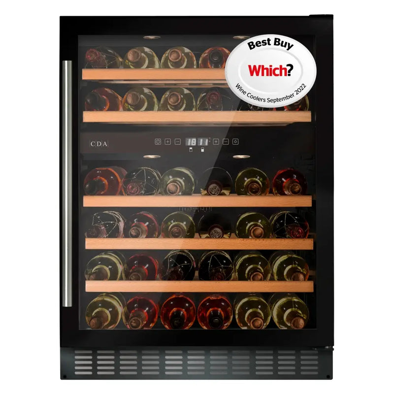 CDA CFWC604BL/3 60cm Wine cooler - Black*contact store for price*