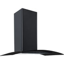 CATA CG90BKPF 90cm Black Curved Glass Chimney Cooker Hood