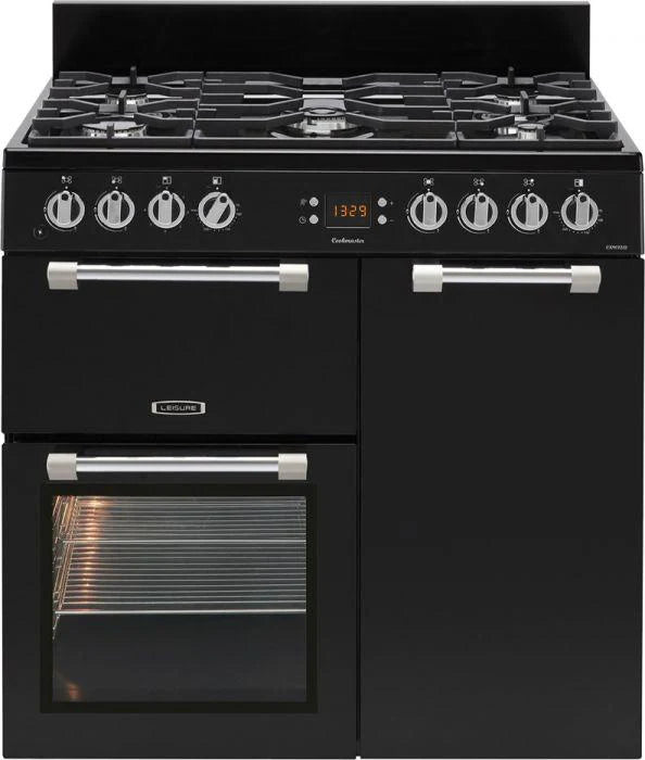 LEISURE CK90F232K Cookmaster Black 90cm Dual Fuel Range Cooker*contact store for price*
