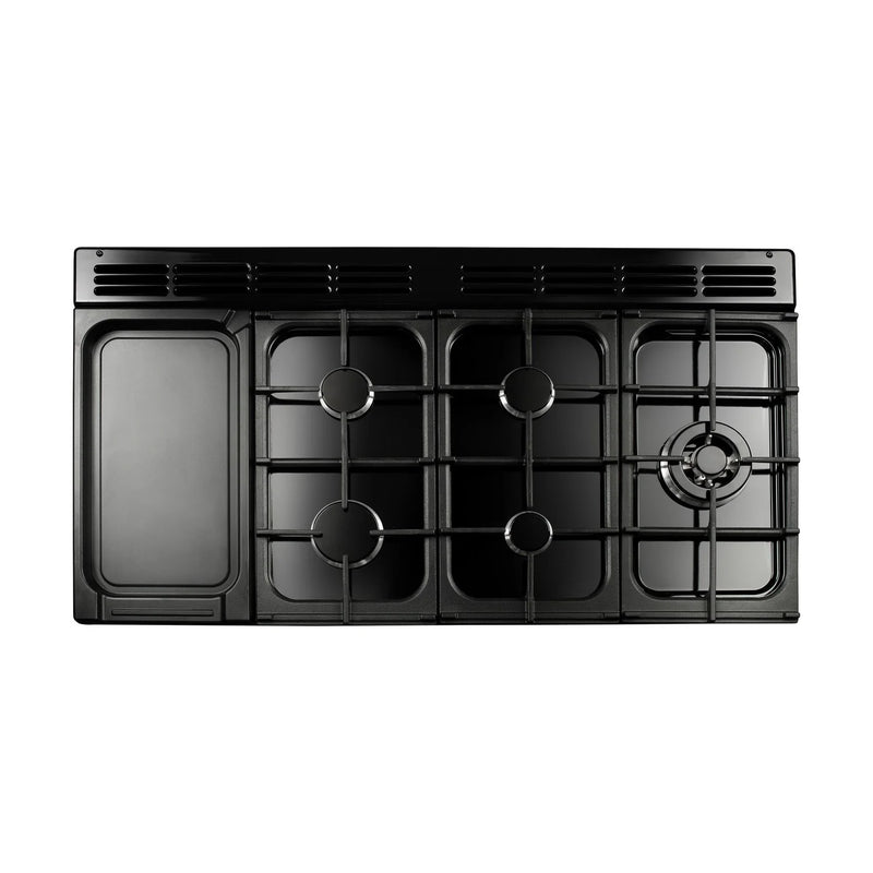 Rangemaster CLDLB110DFPMGR/CM1 14877 Classic Deluxe 110cm Dual Fuel Range Cooker - Mineral Green/Chrome*contact store for price*