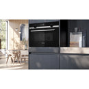 Siemens CM585AGS1B iQ500 Built-in combi microwave with Hot Air - Stainless steel*contact store for price*