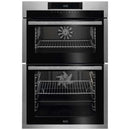 AEG DCE731110M Built-In Twin Fan Double Oven With Catalytic Cleaning - Stainless steel