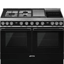 Smeg CPF120IGMPBL 120cm Portofino Range Cooker - Black