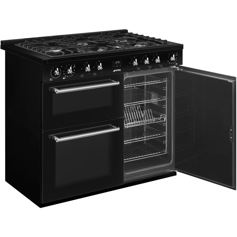 Smeg CX103GMBL 100cm Concert Dual Fuel Range Cooker - Black*contact store for price*