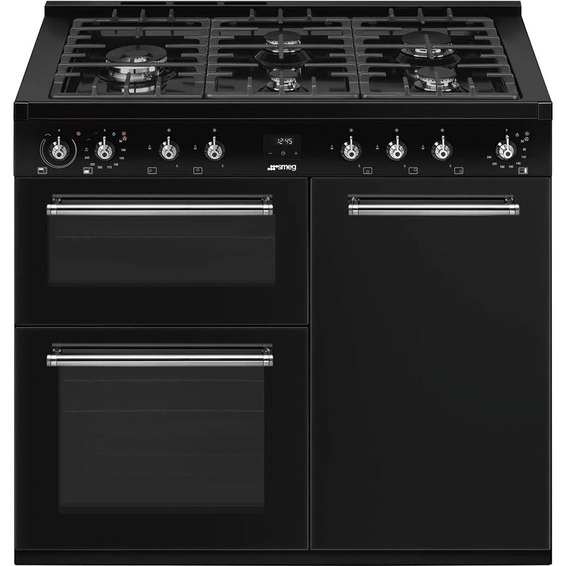 Smeg CX103GMBL 100cm Concert Dual Fuel Range Cooker - Black*contact store for price*