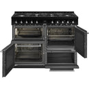 Smeg CX113GMBL 110cm Concert Dual Fuel Range Cooker - Black*contact store for price*