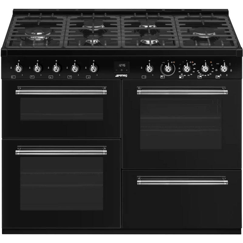 Smeg CX113GMBL 110cm Concert Dual Fuel Range Cooker - Black*contact store for price*