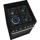 Smeg CX61GMBL 60cm Concert Dual Fuel Cooker - Black