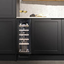 Caple WI3126BG 30cm Undercounter Single Zone Black Wine Cooler - Black