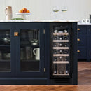 Caple WI3126BG 30cm Undercounter Single Zone Black Wine Cooler - Black