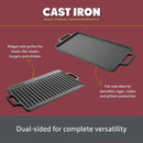 Prestige 56070 Cast Iron Double Griddle Pan