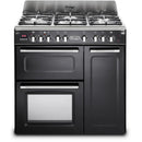 De'Longhi D3VR908DFBL 90cm Vintage Dual Fuel Range Cooker In Black*contact store for price*
